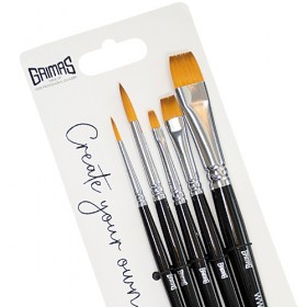 Grimas set 2 a 5 penselen UITVERKOCHT!